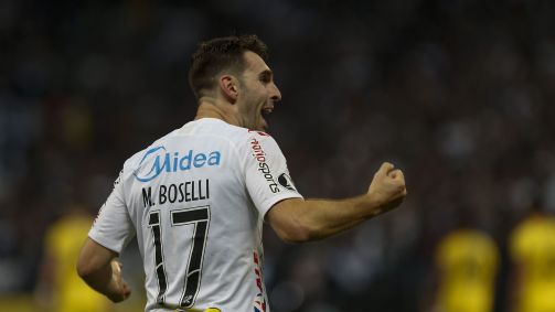 Mauro Boselli quando atuava pelo Corinthians em 2020