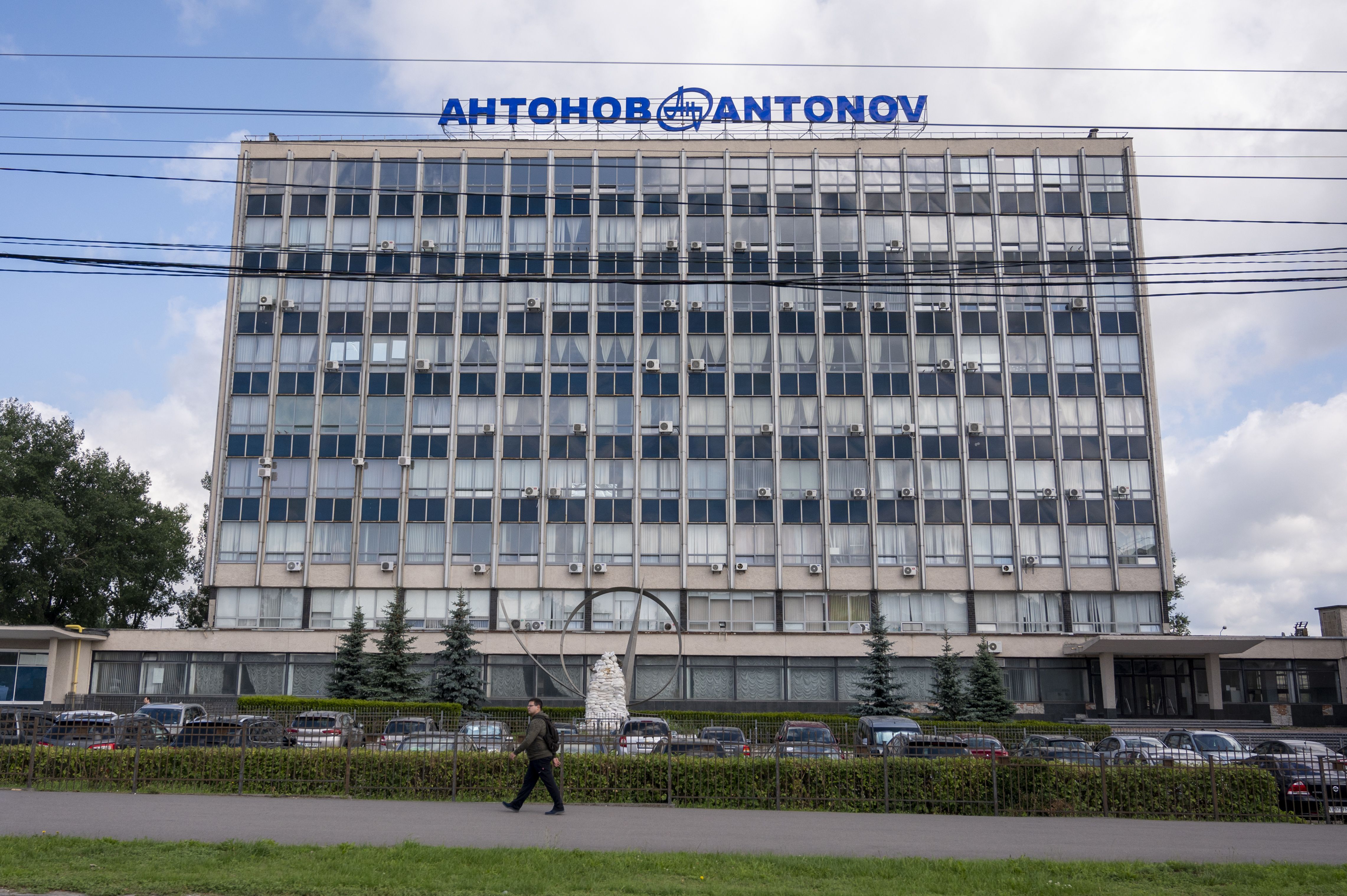 Prédio de escritórios da empresa Antonov em Kiev, na Ucrânia