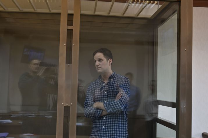 Jornalista americano Evan Gershkovich, do Wall Street Journal, preso sob acusações de espionagem em Moscou / Sefa Karacan/Anadolu Agency via Getty Images