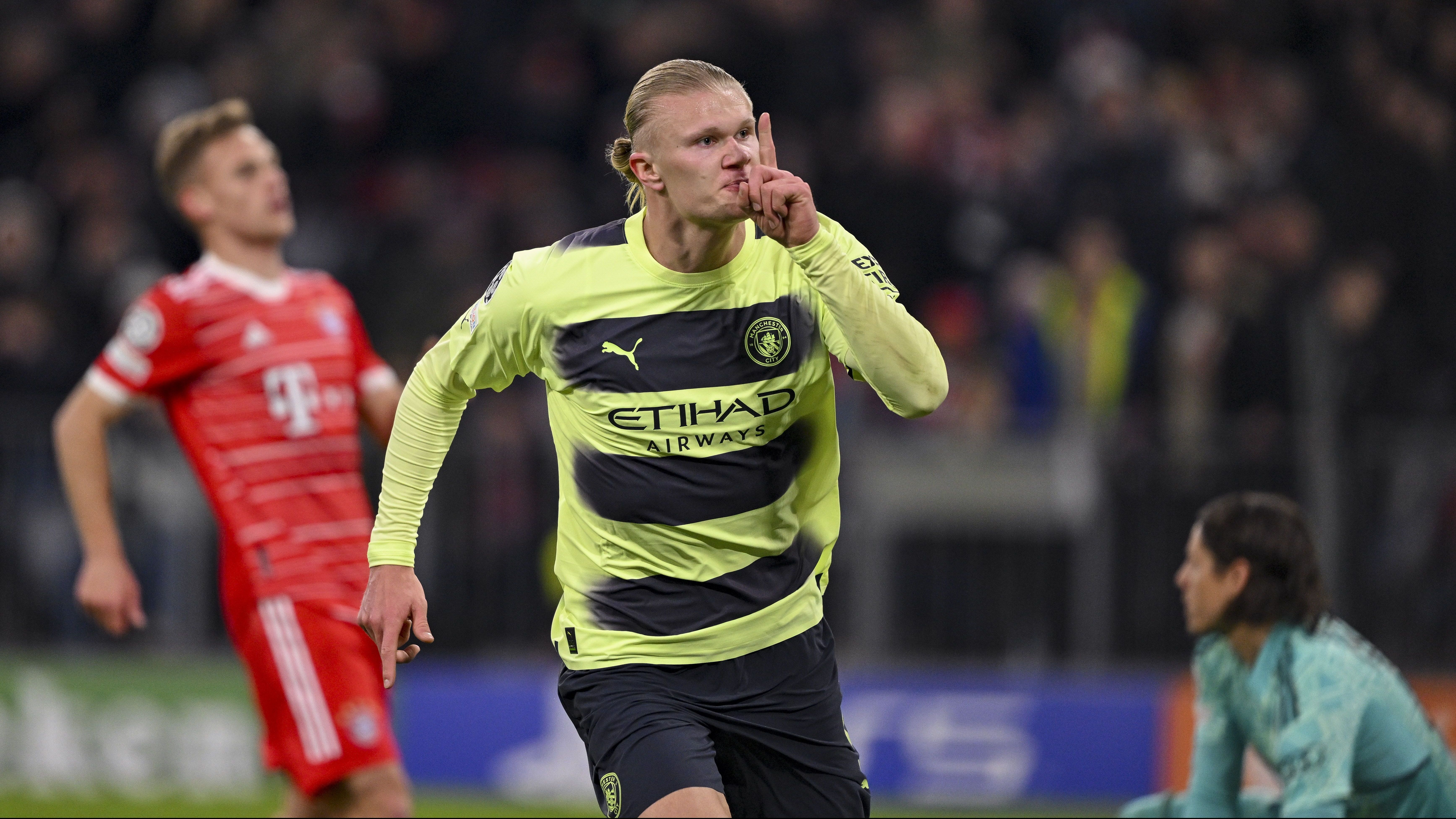 Haaland pede silêncio para a torcida do Bayern de Munique na Alemanha