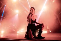 Marina Sena durante apresentação no festival Kalorama, em Lisboa, em setembro de 2022.