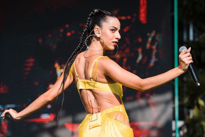 Marina Sena em apresentação no Coala Festival, em setembro de 2022, em São Paulo. / Mauricio Santana/Getty Images
