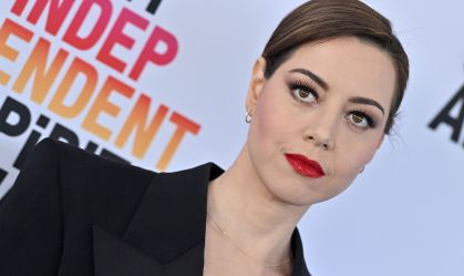 A atriz Aubrey Plaza