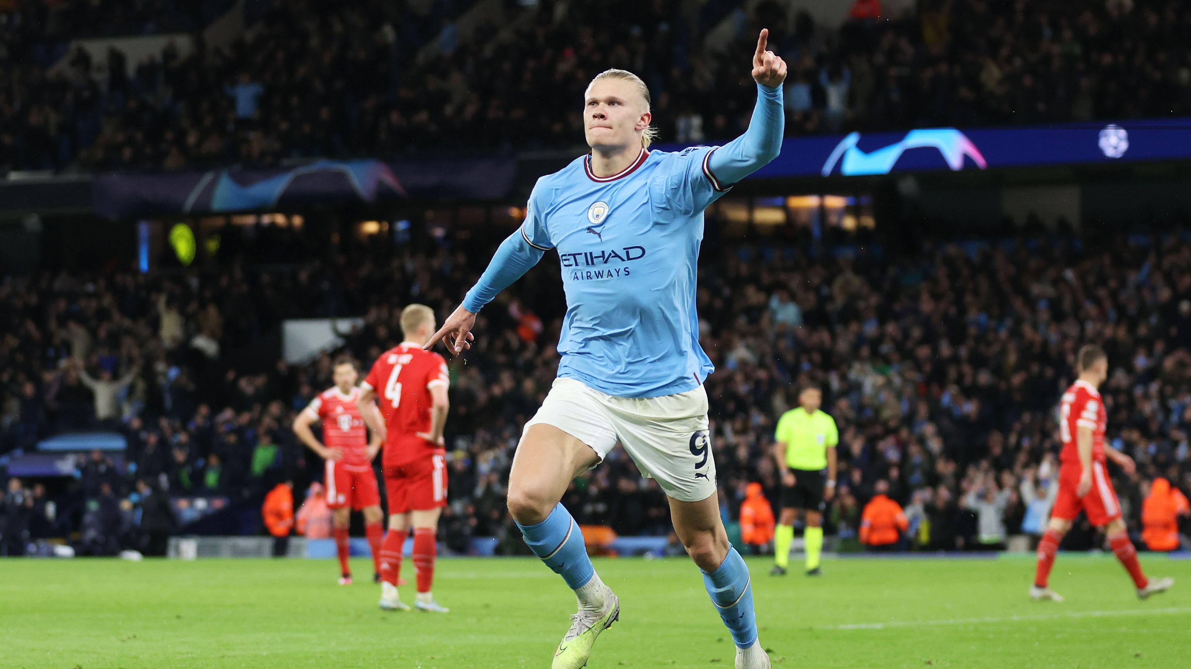 O artilheiro Haaland voltou a marcar para o Manchester City na Liga dos Campeões
