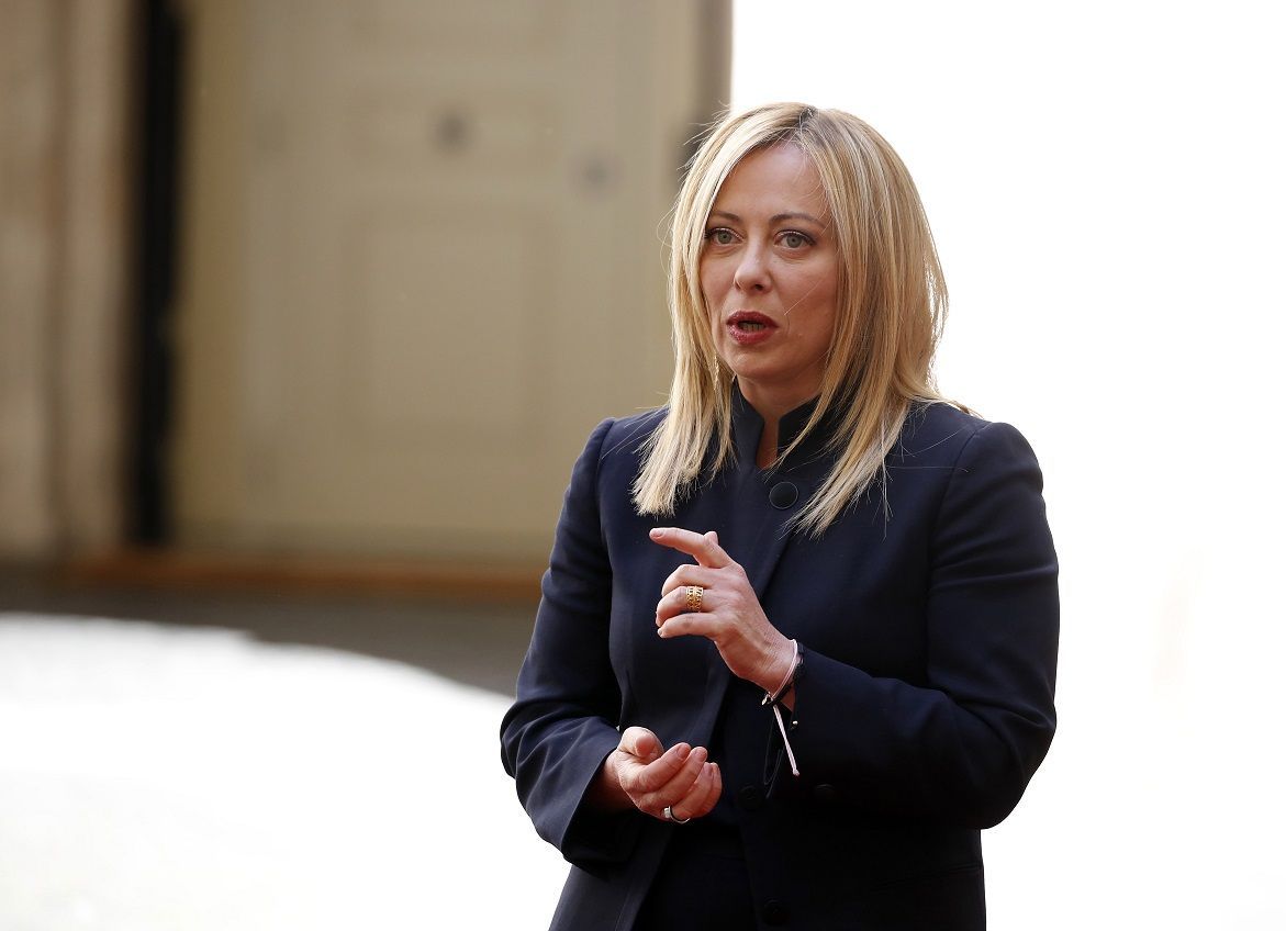 Premier Giorgia Meloni meets Premier Mette Frederiksen