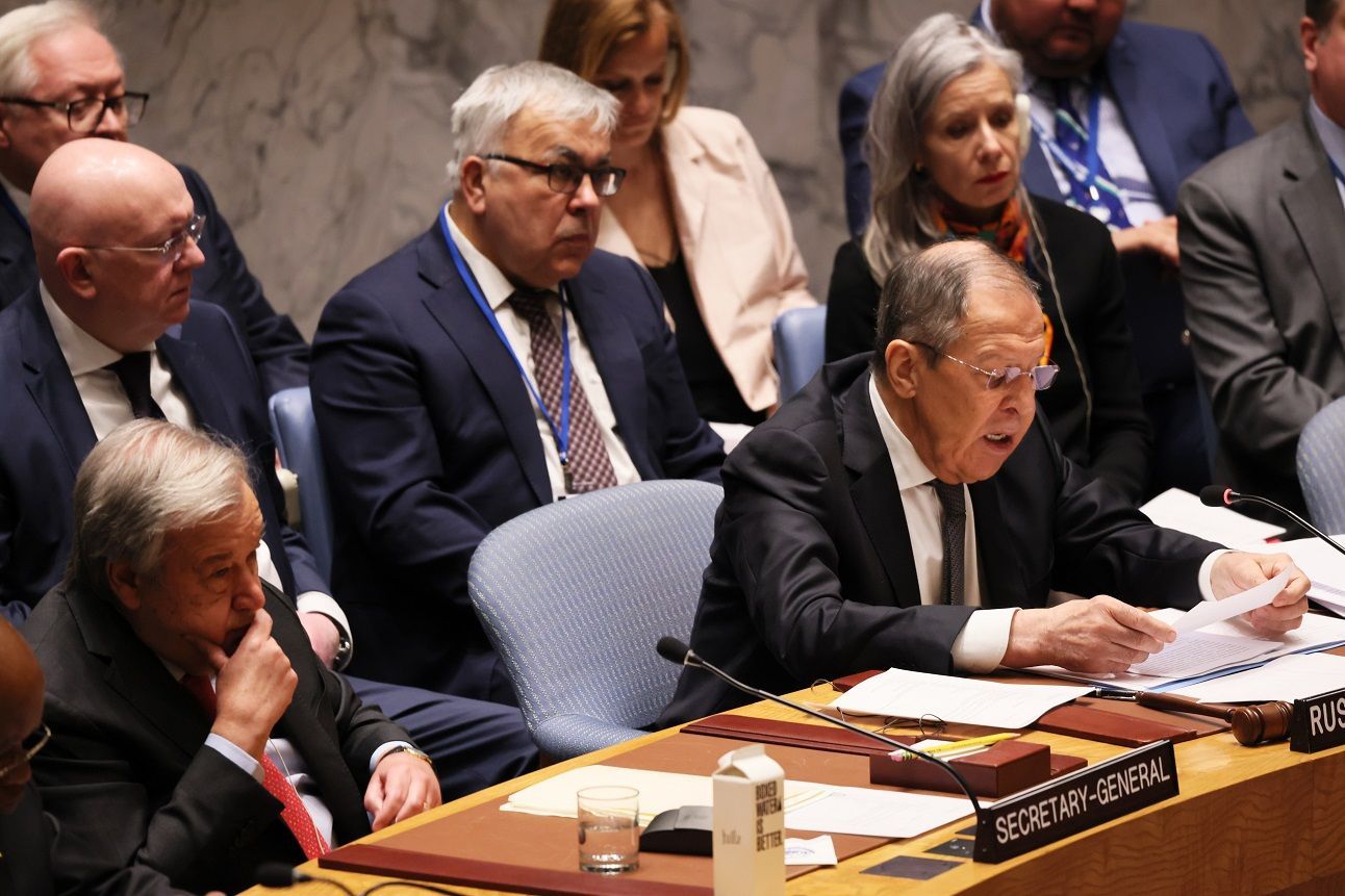 Russian Foreign Minister Sergey Lavrov Attends Meetings At The U.N.