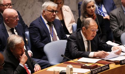 Russian Foreign Minister Sergey Lavrov Attends Meetings At The U.N.