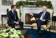 Macron e Joe Biden conversaram nesta quinta-feira sobre a Guerra na Ucrânia