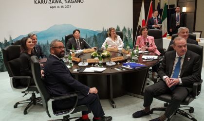 Ministros do G7 enfatizam unidade em meio a tensões com China e Rússia 