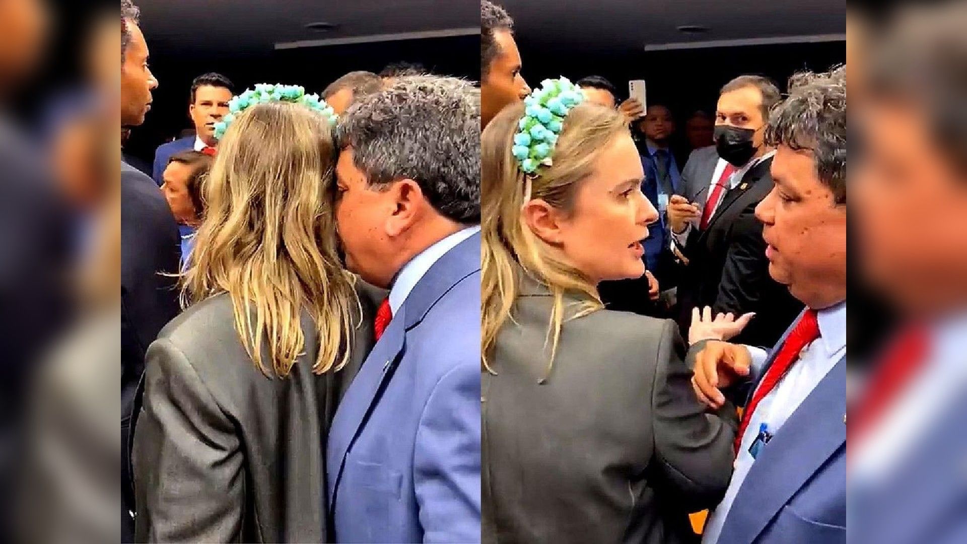 deputada Júlia Zanatta (PL-SC) acusou seu colega Márcio Jerry (PCdoB-MA) de assédio durante uma sessão na Câmara dos Deputados, nesta terça-feira (11)