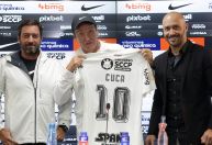 Presidente do Corinthians diz que não se arrepende de contratar Cuca
