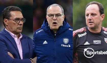 Vanderlei Luxemburgo, Marcelo Bielsa e Rogério Ceni estão livre no mercado