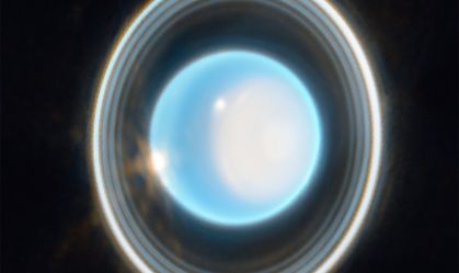 Nasa divulga imagem de Urano com 11 de seus 13 anéis