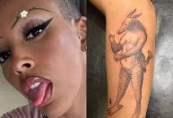 Doja Cat responde a críticas por suposta “tatuagem demoníaca”: “Seu medo não é problema meu”