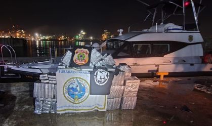 Operação da Polícia Federal contra o tráfico de drogas no Porto de Santos