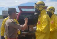 Veículo que transportava material radioativo capota em Goiás; bombeiros são acionados