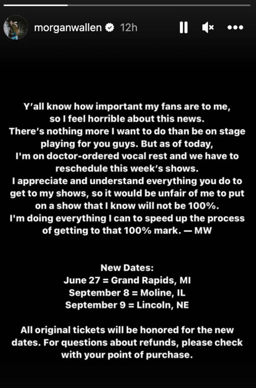 / Instagram/Morgan Wallen