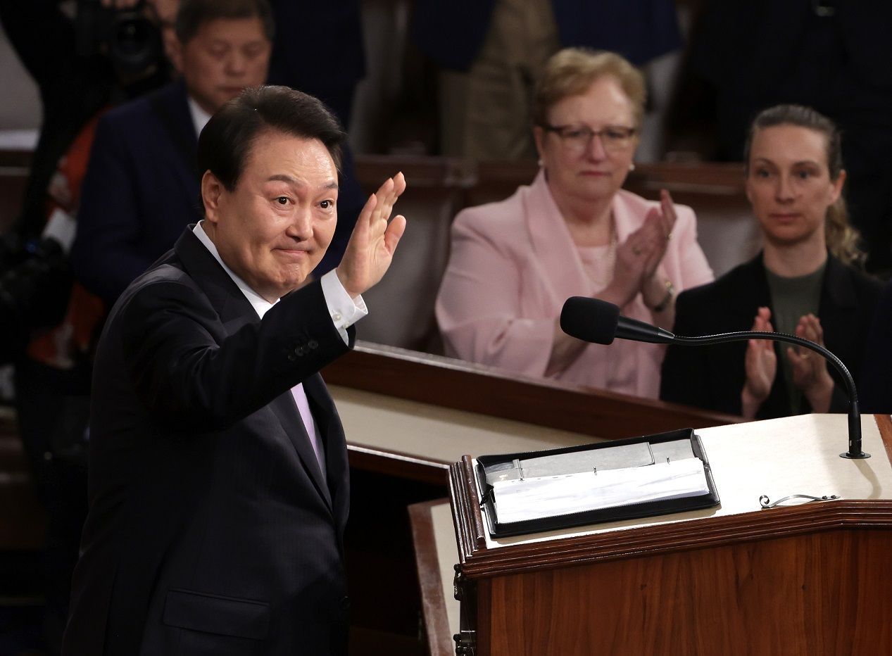 South Korean President Yoon Addresses Joint Meeting Of U.S. Congress