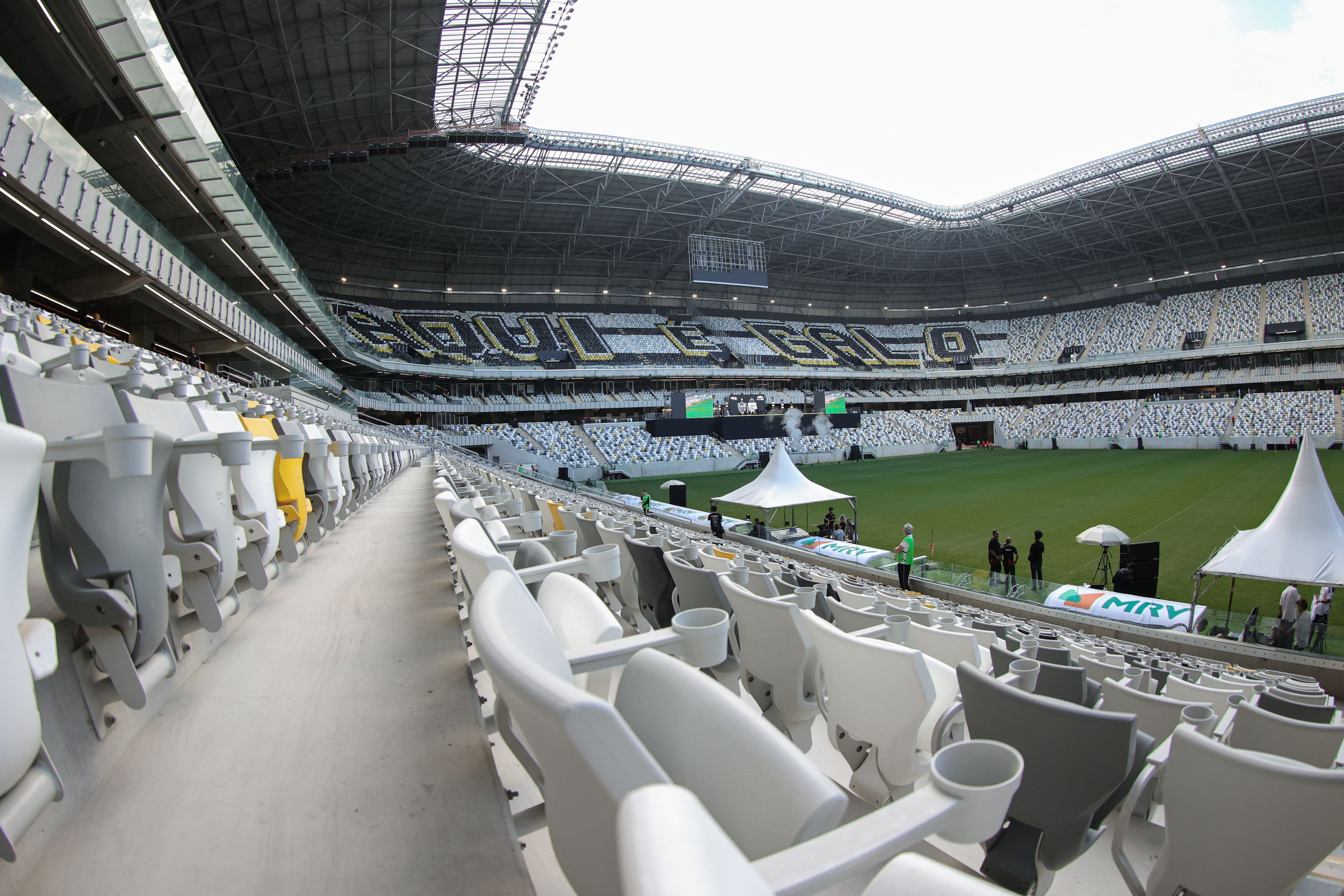 Arena MRV, estádio do Atlético Mineiro, é inaugurado em Belo Horizonte