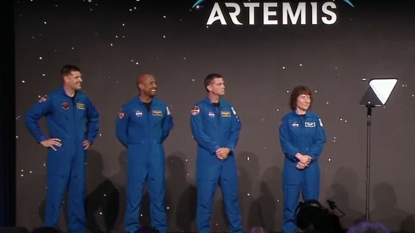 Astronautas da missão Artemis II / Nasa/Reprodução