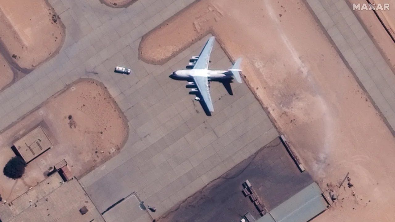 avião Ilyushin-76 da Rússia