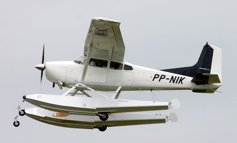 Modelo de hidroavião PP Nik, semelhante ao que caiu em represa de Bragança Paulista no interior de São Paulo (SP) / Daniel Popinga