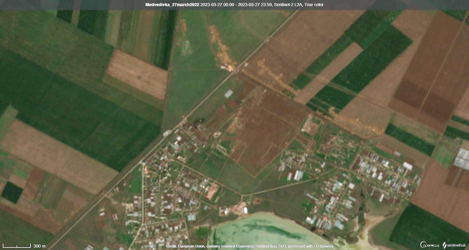Maxar/Copernicus Sentinel-2