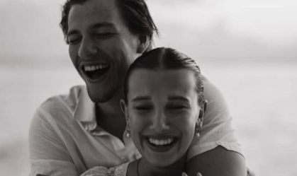 Millie Bobby Brown posta fotos inéditas de casamento com Jake Bongiovi