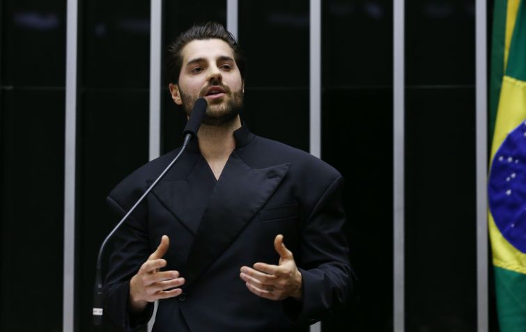 Alok durante sessão na Câmara dos Deputados / Lula Marques/Agência Brasil