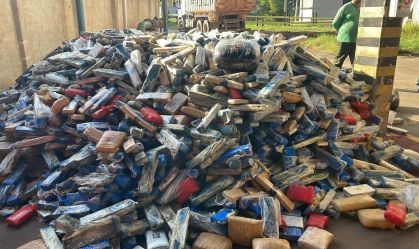 Polícia Federal incinera 6 toneladas de drogas no interior de São Paulo