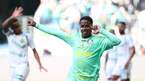 Endrick marcou o primeiro do Brasileirão 2023