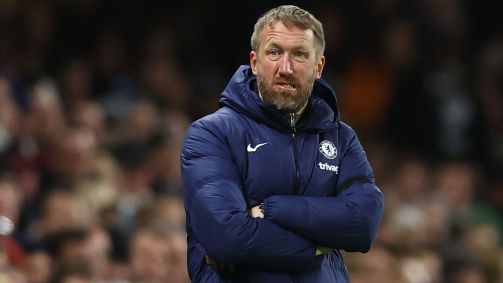 O técnico Graham Potter em ação pelo Chelsea