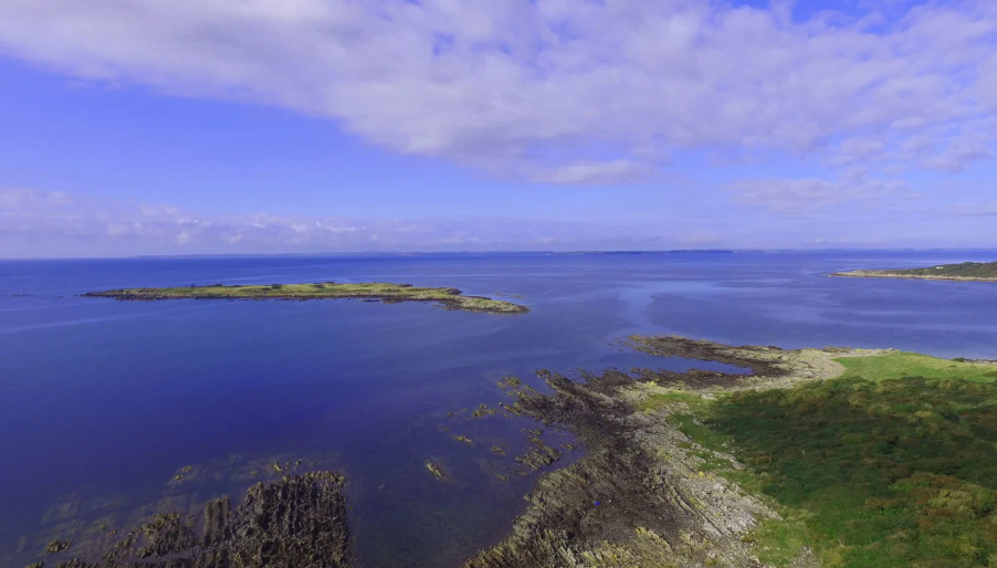 A Ilha Barlocco é um paraíso para a vida selvagem. Ansell Media/Galbraith
