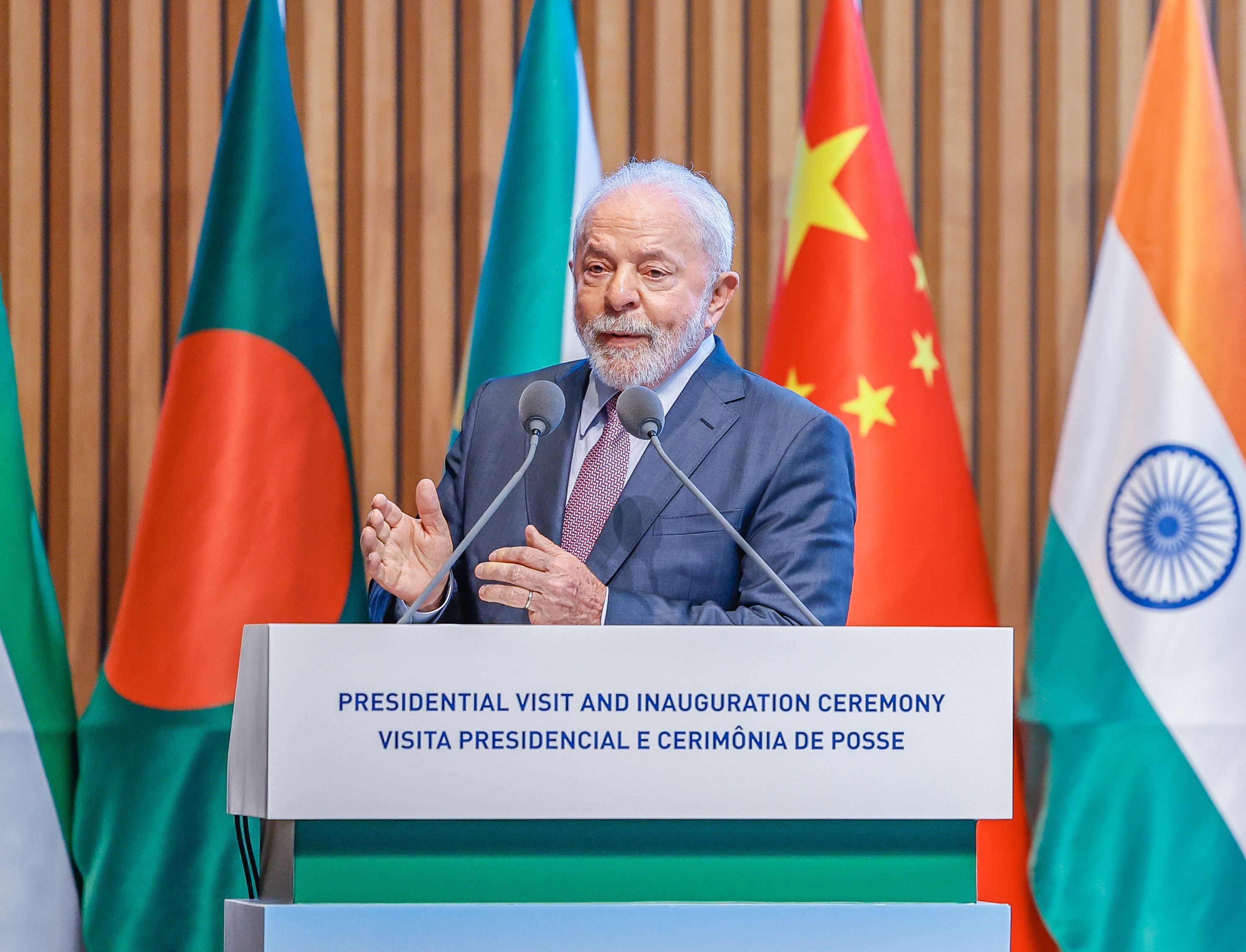 Luiz Inácio Lula da Silva, presidente da República | 13.04.2023 - Reunião com a Presidência do Novo Banco de Desenv
