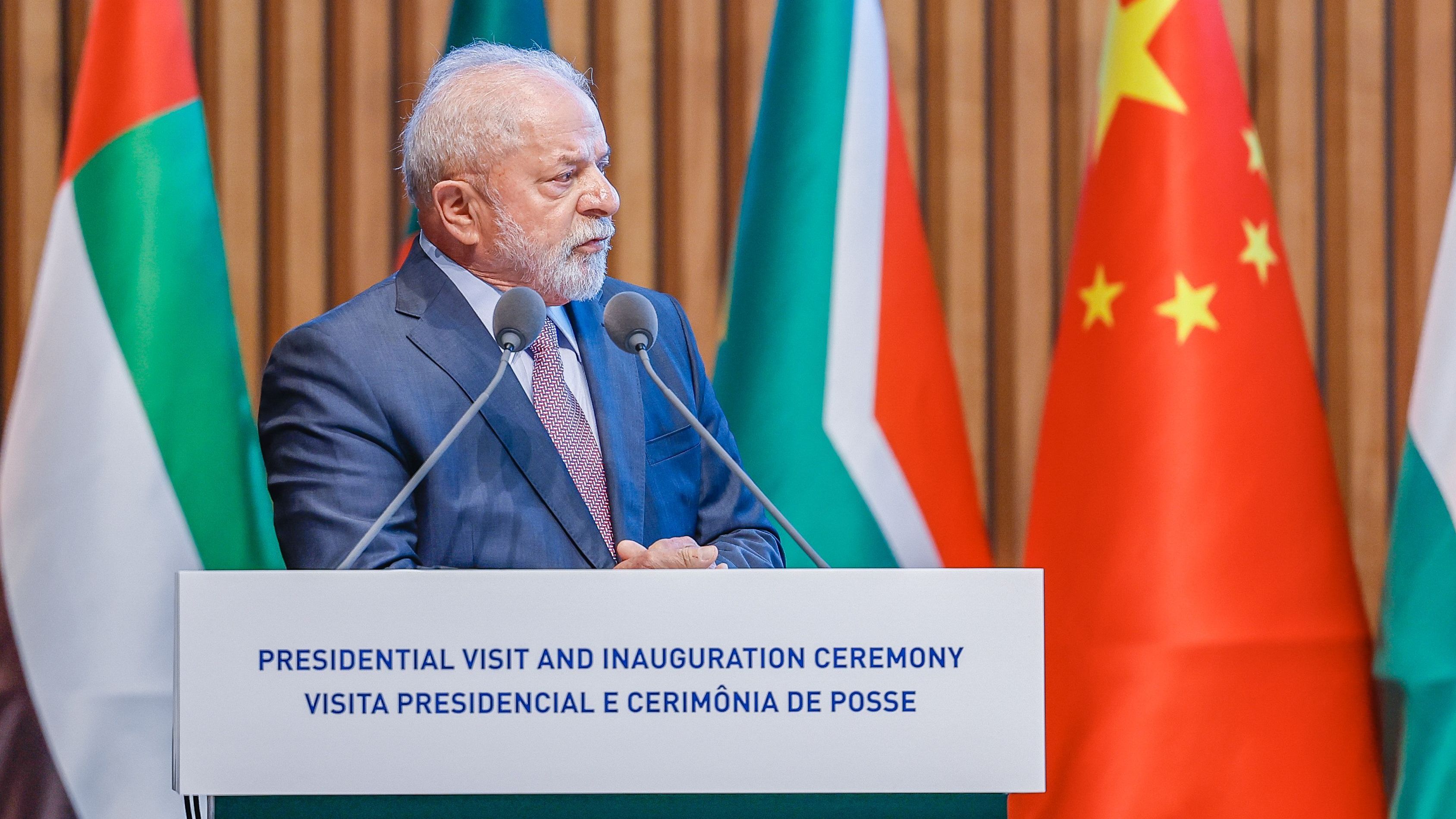 Luiz Inácio Lula da Silva, presidente da República | 13.04.2023 - Reunião com a Presidência do Novo Banco de Desenv