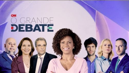 Na ordem: Roberto Tardelli, Gabriela Araujo e José Eduardo Cardozo (time progressista); Luciana Barreto (centro); Caio Coppolla, Samantha Meyer e Vinicius Poit (time conservador)