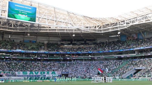 Homenagem ao Rei Pelé antes de Palmeiras e Cuiabá