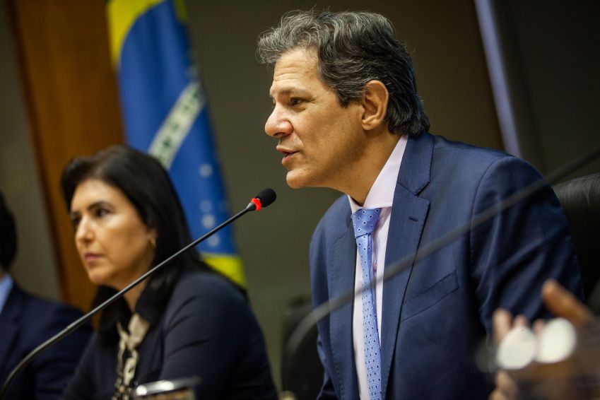 Haddad apresentou nova regra fiscal em 30 de março / Diogo Zacarias/MF