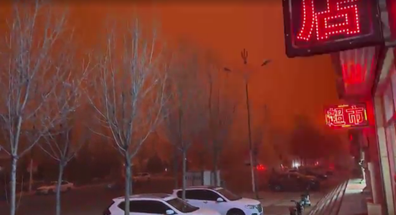 tempestade de areia