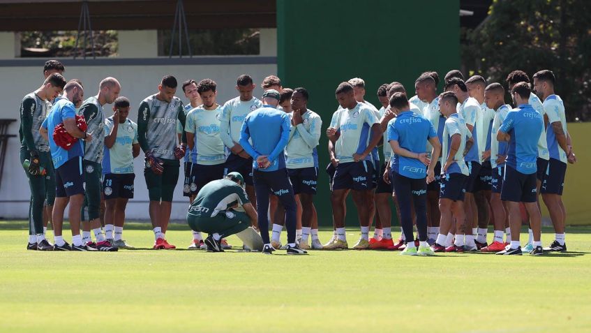 Palmeiras treina antes da viagem para Bolívia / Cesar Greco / Palmeiras
