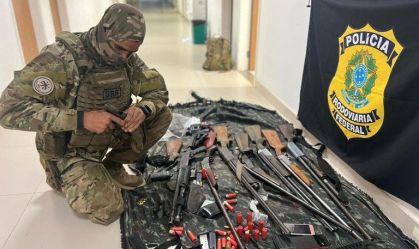 PRF e Ibama são recebidos com tiros durante operação em garimpo ilegal na Terra Yanomami