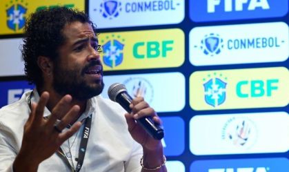 Fundador do Coletivo de Torcidas Canarinhos LGBTQ+, Onã Rudá participou do seminário de Combate ao Racismo e à Violência no Futebol em 2022