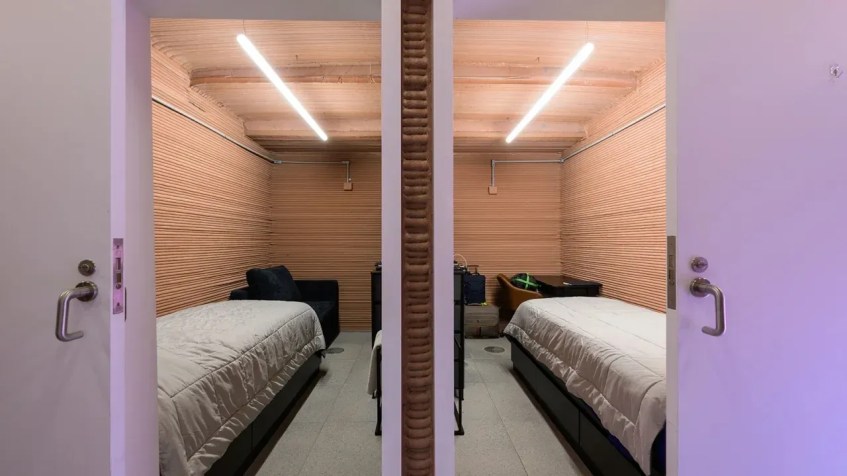 A tripulação do CHAPEA viverá em um habitat com quartos individuais no Johnson Space Center da NASA em Houston / Bill Stafford/NASA