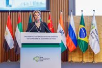 Países do banco do Brics têm respeitada sua soberania, diz Dilma