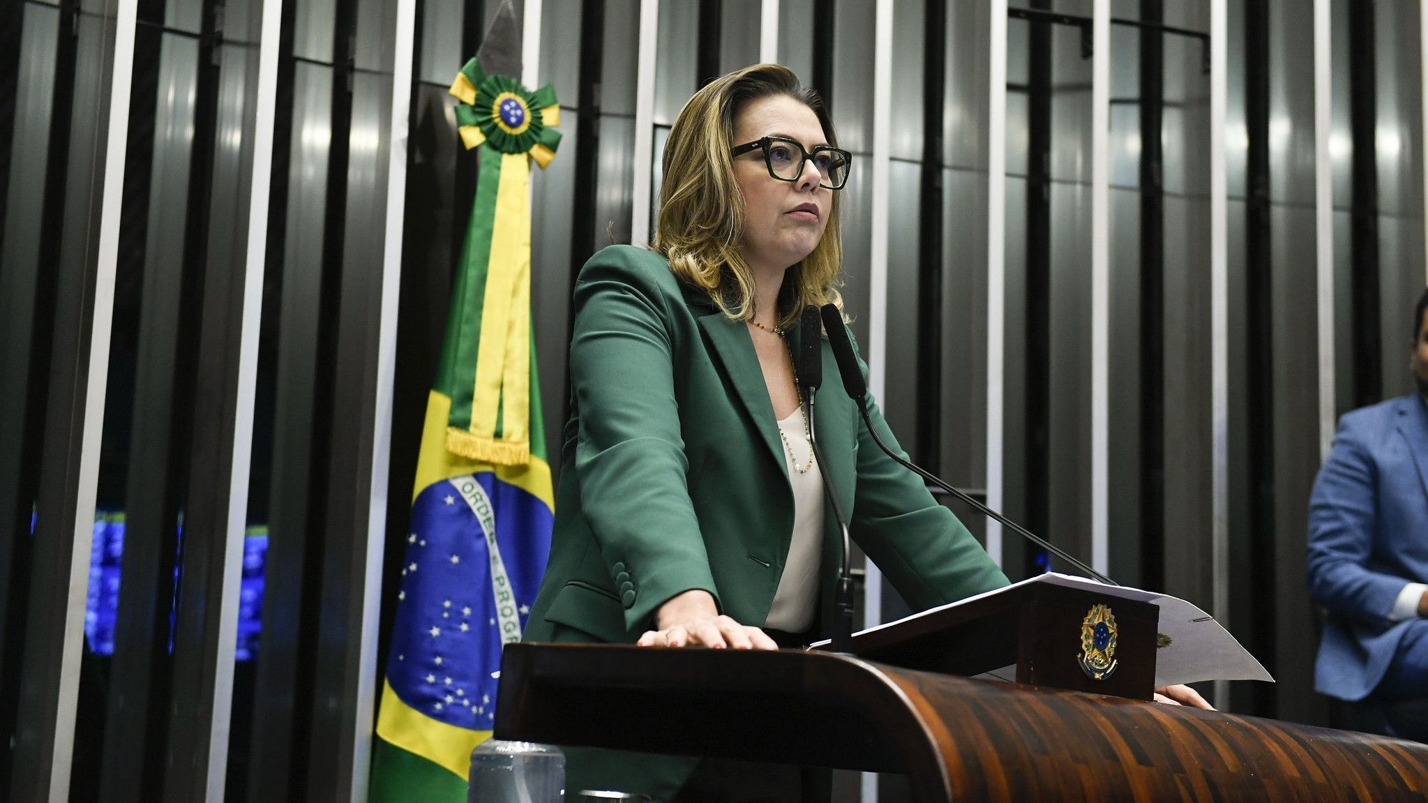 Senadora Leila Barros (PDT-DF), relatora do projeto