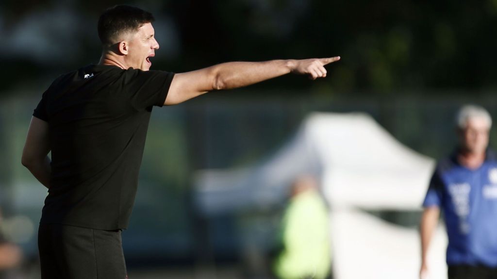 Mauricio Barbieri na derrota do Vasco para o Santos