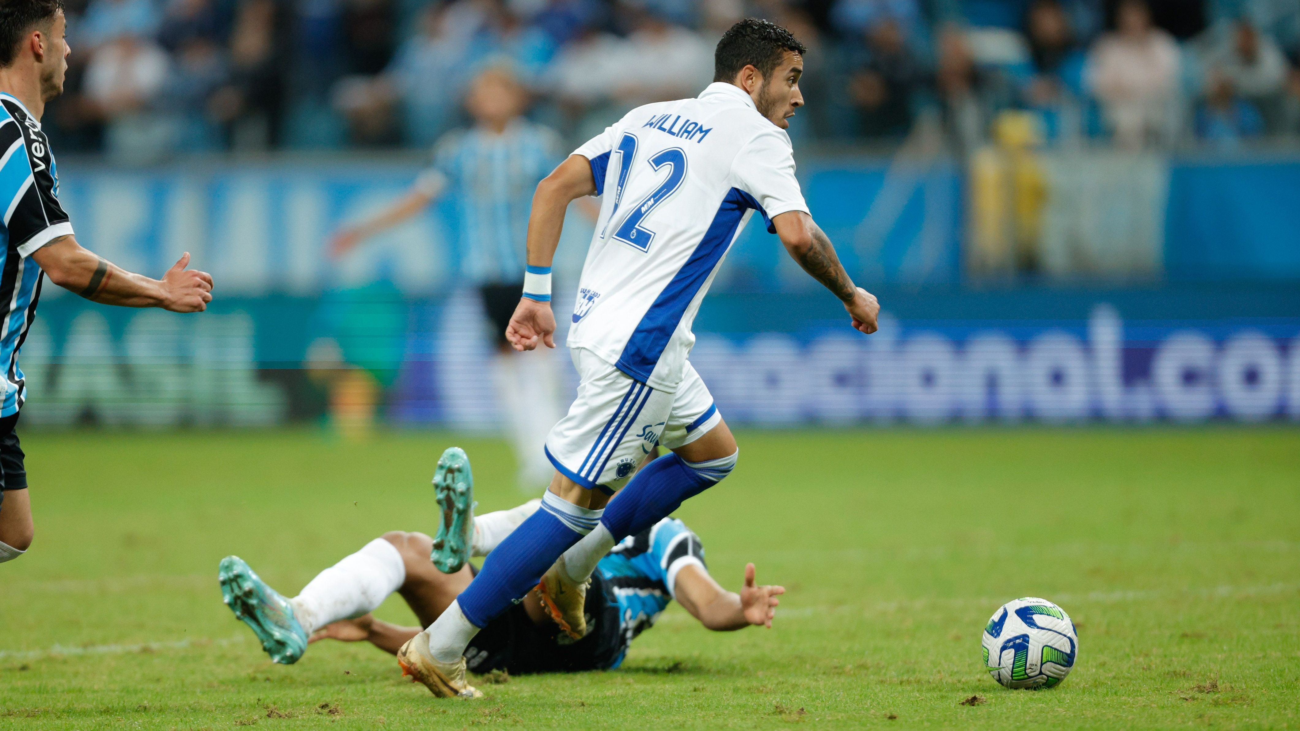 William no empate entre Grêmio e Cruzeiro