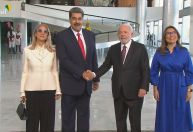 Lula se reúne com Nicolás Maduro, presidente da Venezuela, no Palácio do Planalto
