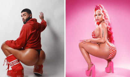 Maquiador gasta R$ 250 mil para ter bumbum igual ao de Nicki Minaj