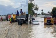 Chuvas inundam ruas no litoral da Espanha